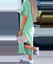 Load image into Gallery viewer, Long Jersey Dress