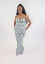 Load image into Gallery viewer, Soft Seduction Pinstripe Jumpsuit