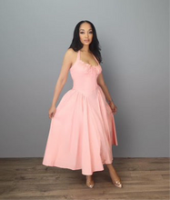 Load image into Gallery viewer, Pretty in Peach Vintage Dress
