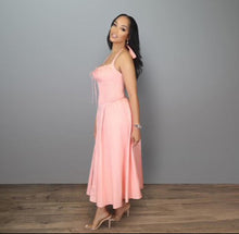 Load image into Gallery viewer, Pretty in Peach Vintage Dress