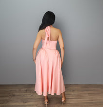 Load image into Gallery viewer, Pretty in Peach Vintage Dress