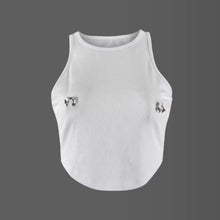 Load image into Gallery viewer, Mind Over Metal Crop Top