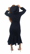 Load image into Gallery viewer, Mermaid Hoodie Maxi Dress