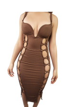 Load image into Gallery viewer, Cuttin' Up Midi Dress