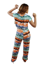 Load image into Gallery viewer, Tie Dye 2-Piece Pants Set - Curvy