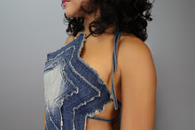 Load image into Gallery viewer, Denim Star Halter Top
