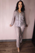 Load image into Gallery viewer, Glimmering Elegance Sheer Set
