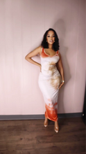 Load image into Gallery viewer, Ombré Sunset Midi Dress
